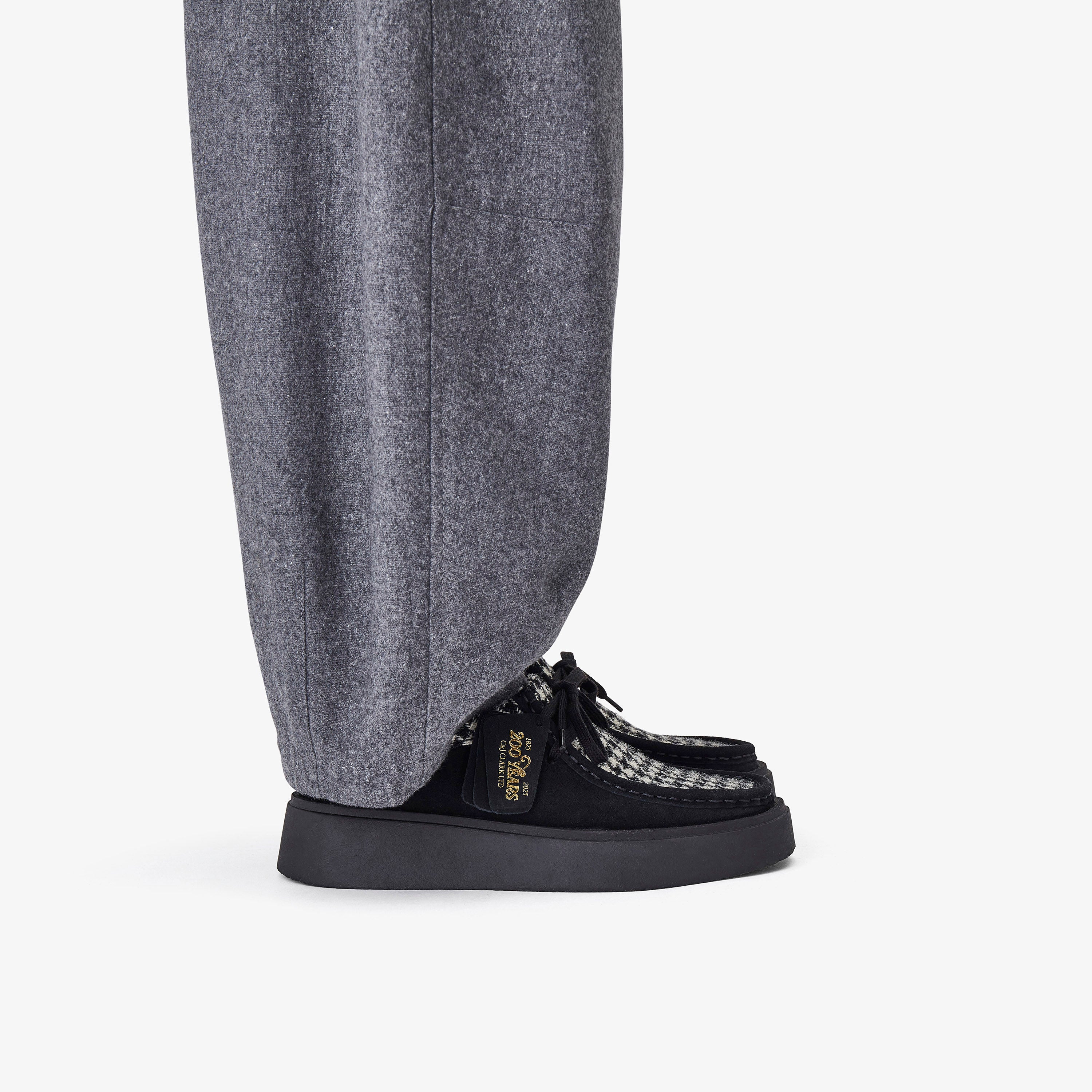 クラークス Clarks Torview W / レディーストービュー (ブラックツイードコンビ) ブラックツイードコンビ