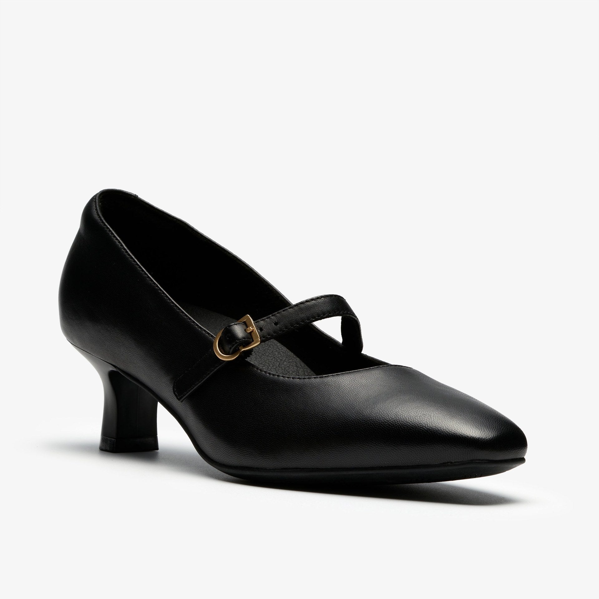 クラークス Clarks Kyla50 MJ / カイラ 50 MJ (ブラックレザー) ブラックレザー