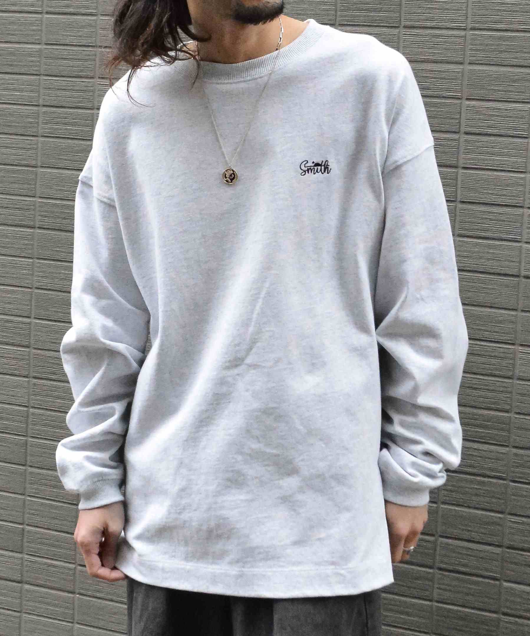 沙尼·史密斯 Sunny Smith 椰子樹圖案 雙面刺繡長袖T恤