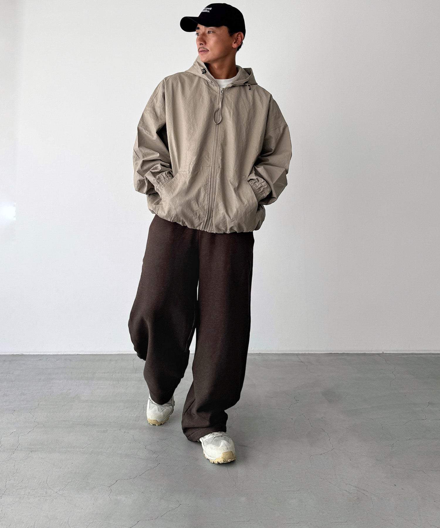 キャナルジーン CANAL JEAN choice_cnl / SEIRTAND スウェットカーブパンツ 裏起毛 (ブラウン) ブラウン