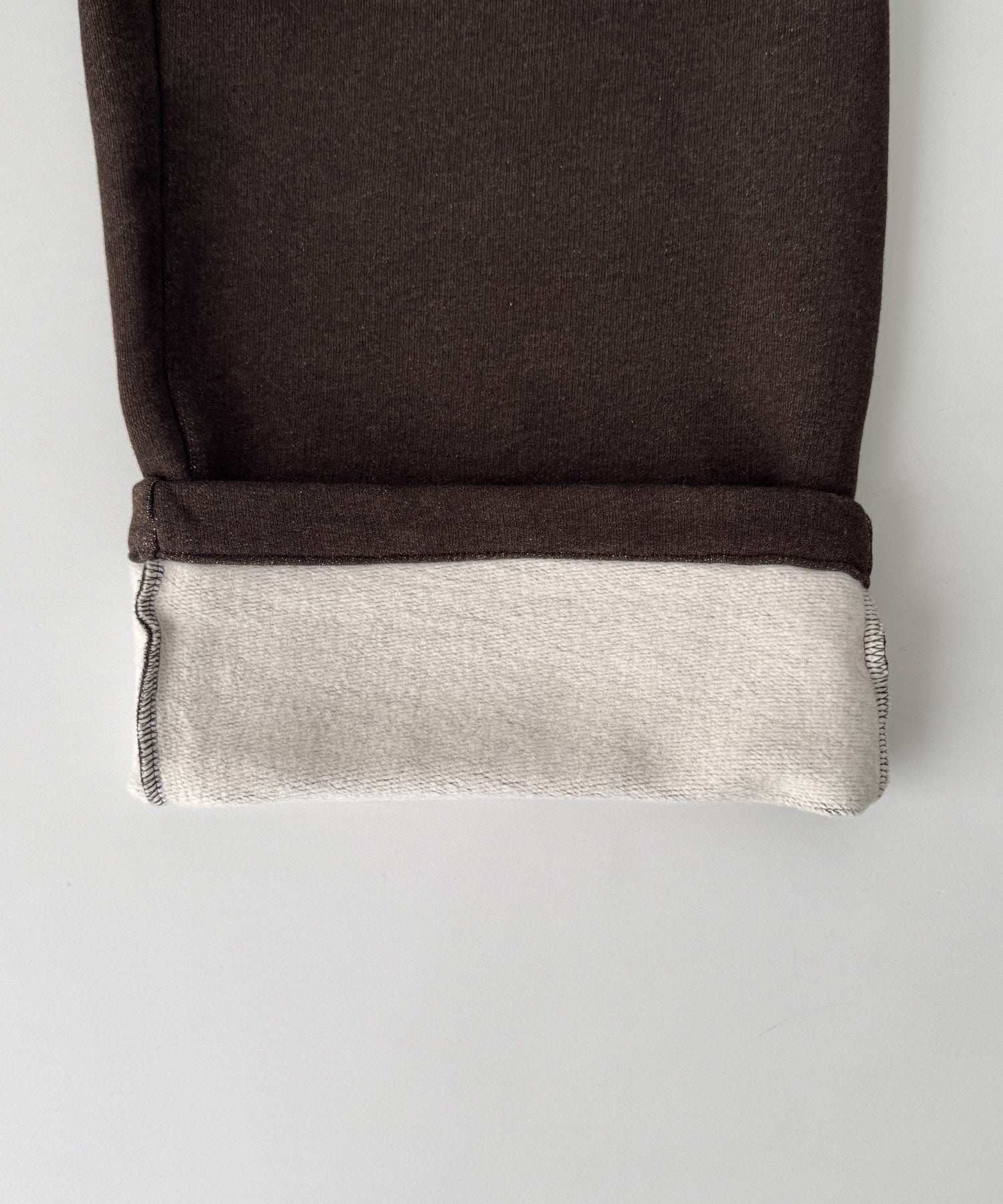 キャナルジーン CANAL JEAN choice_cnl / SEIRTAND スウェットカーブパンツ 裏起毛 (ブラウン) ブラウン