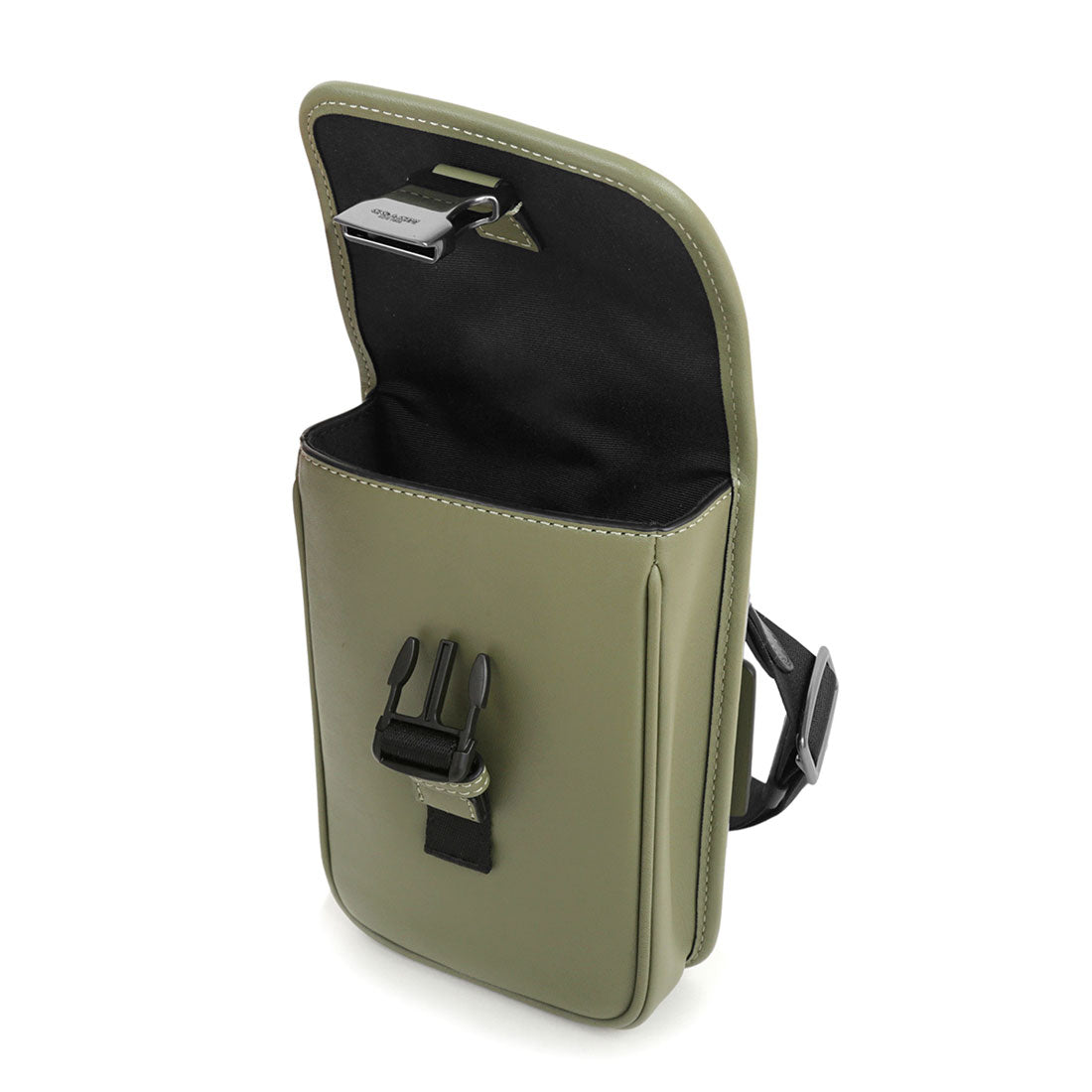 COACH COACH 肩背包 光滑小牛皮 RACER PHONE CROSSBODY CT886 QBMGR 軍綠色