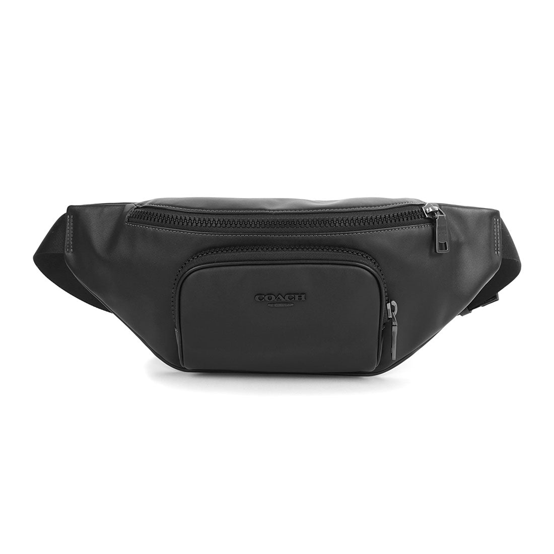 バッグ Coach waist bag/pouch COACH COACH Waist Bag / Body Bag Smooth Calf Leather RACER BELT BAG CT