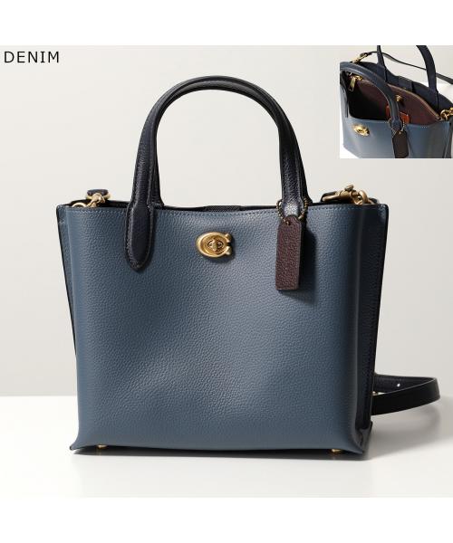 コーチ COACH COACH ハンドバッグ ウィロウ トート 24 C8561 WILLOW レザー (B4CAH/ChalkMultiアイボリー) B4CAH/ChalkMultiアイボリー