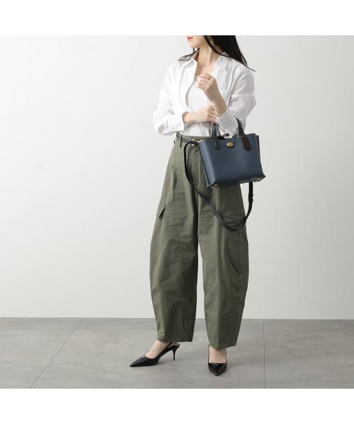 コーチ COACH COACH ハンドバッグ ウィロウ トート 24 C8561 WILLOW レザー (B4CAH/ChalkMultiアイボリー) B4CAH/ChalkMultiアイボリー