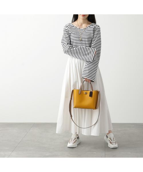 コーチ COACH COACH ハンドバッグ ウィロウ トート 24 C8561 WILLOW レザー (B4CAH/ChalkMultiアイボリー) B4CAH/ChalkMultiアイボリー