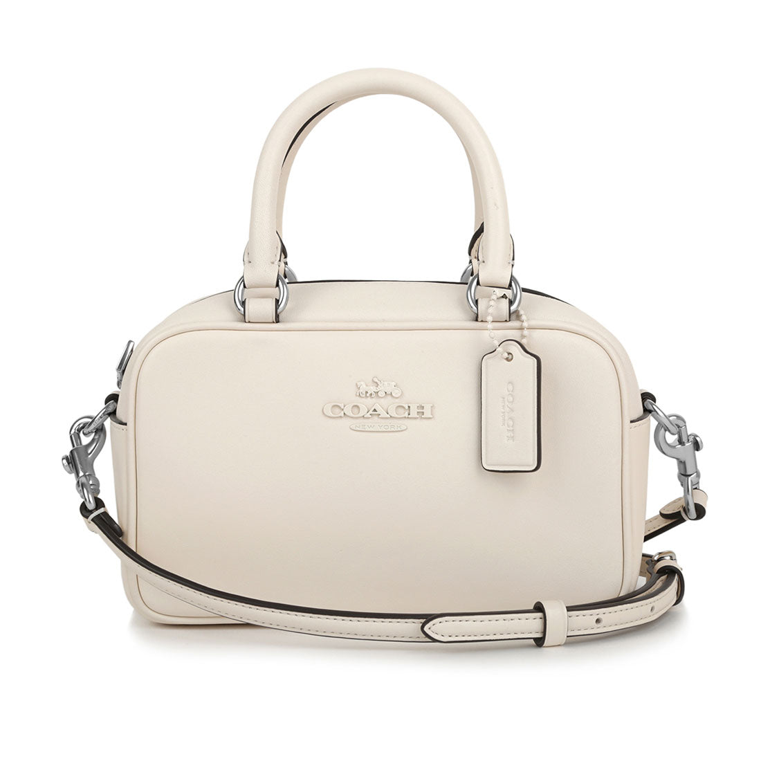 COACH COACH Shoulder Bag Smooth Calf Leather Satchel Crossbody CT776 S
