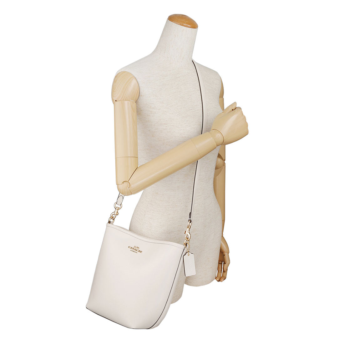 COACH COACH 手提包 鵝卵石皮 CITY BUCKET BAG CT801 IMCHK CHALK