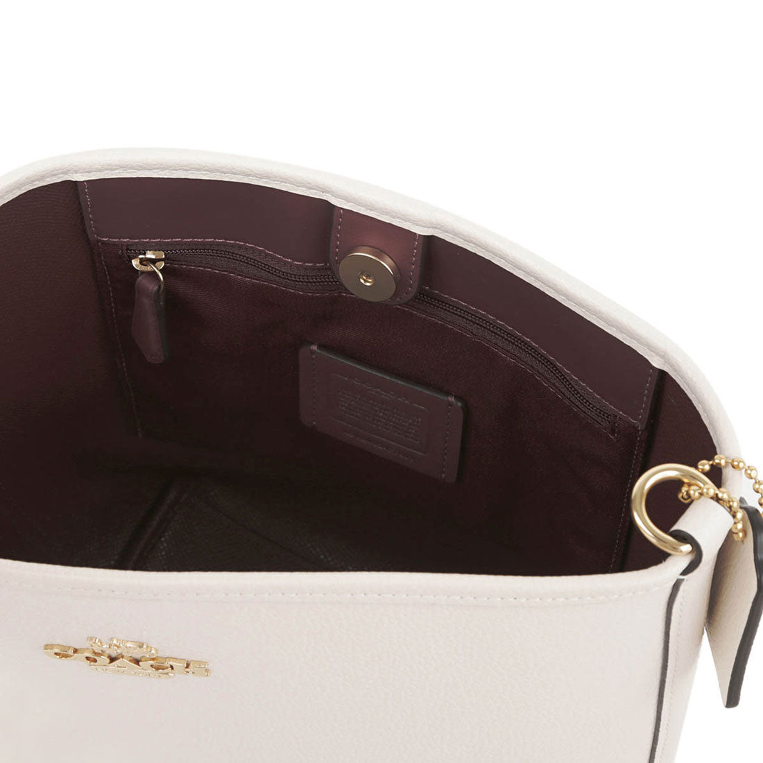 COACH COACH 手提包 鵝卵石皮 CITY BUCKET BAG CT801 IMCHK CHALK