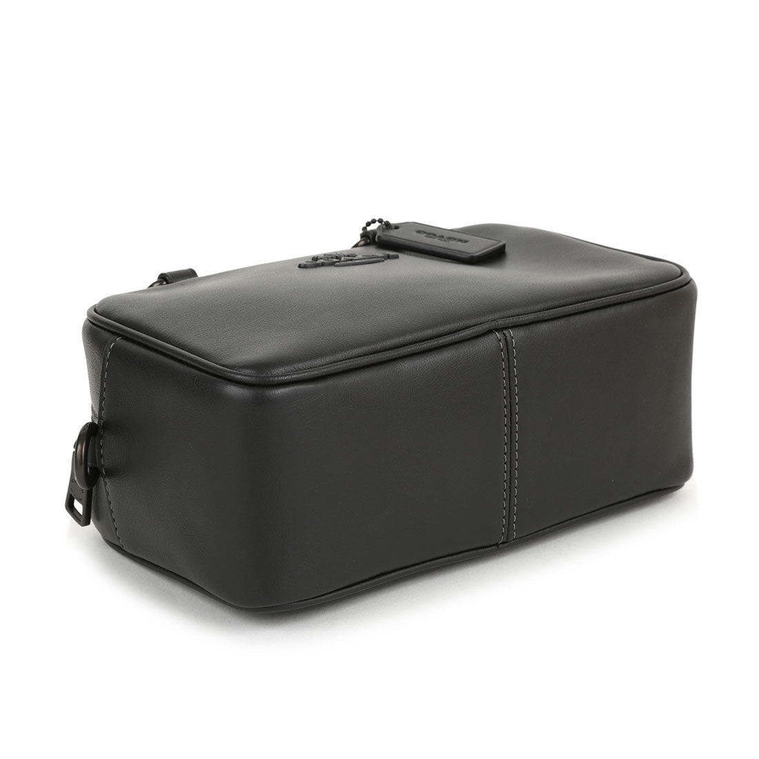 COACH COACH Shoulder Bag Smooth Calf Leather Satchel Crossbody CT776 JIBLK BLACK