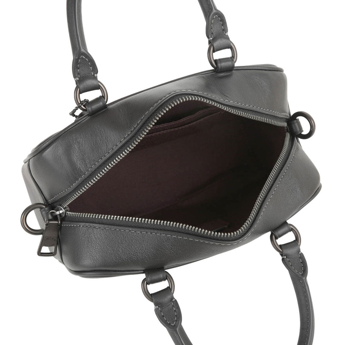 COACH COACH Shoulder Bag Smooth Calf Leather Satchel Crossbody CT776 JIBLK BLACK