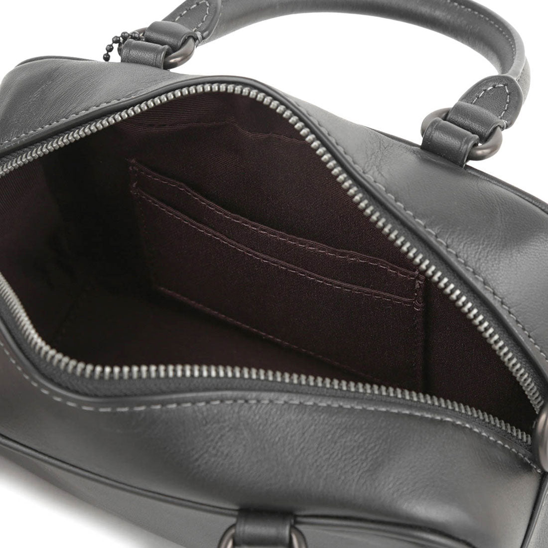 COACH COACH Shoulder Bag Smooth Calf Leather Satchel Crossbody CT776 JIBLK BLACK