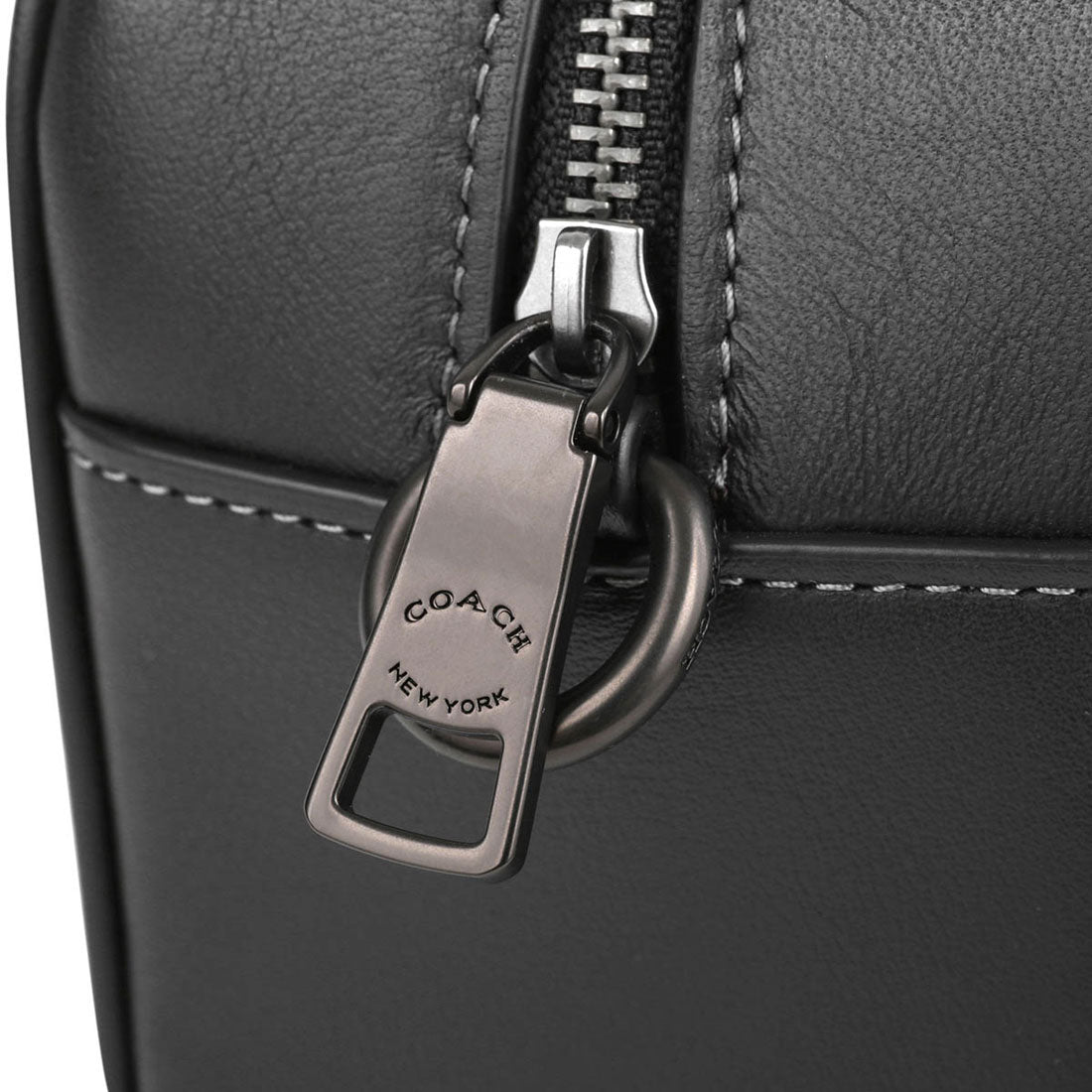 COACH COACH Shoulder Bag Smooth Calf Leather Satchel Crossbody CT776 JIBLK BLACK