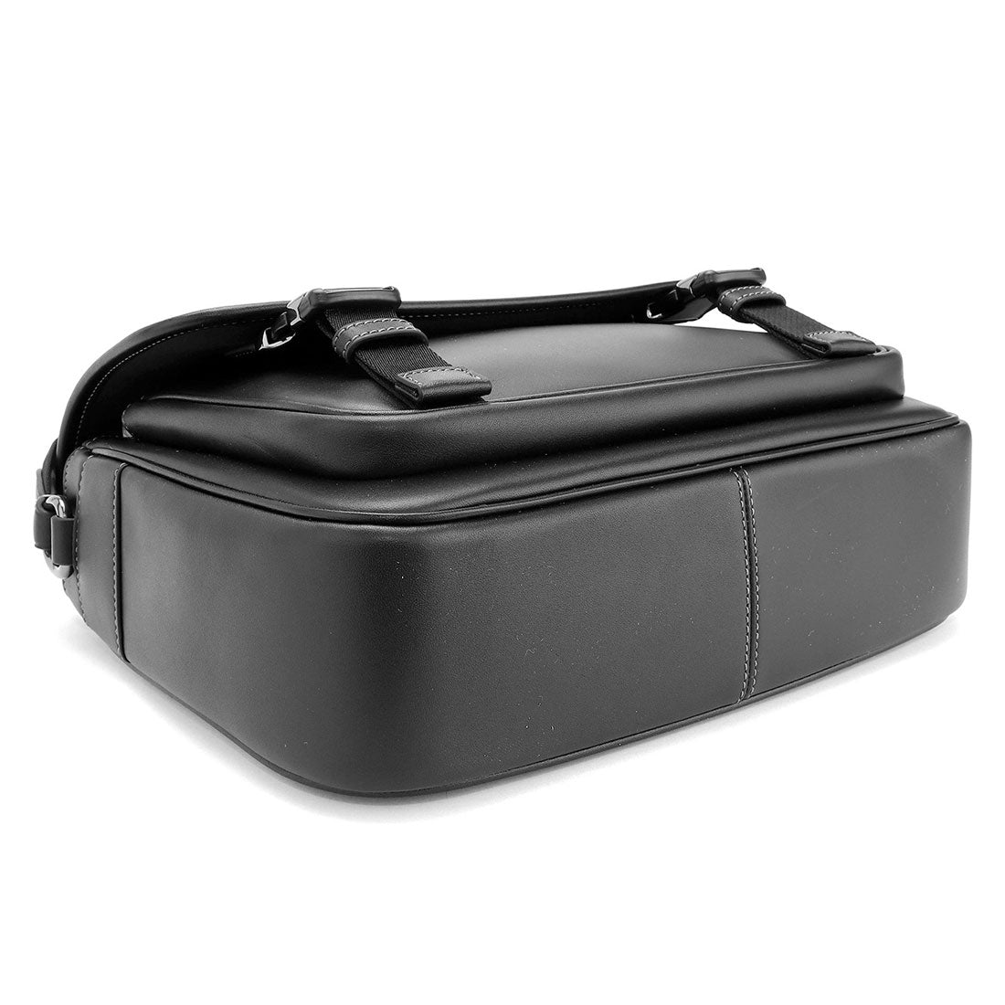 コーチ COACH ショルダーバッグ スムース カーフ レザー メッセンジャー バッグ CU110 QBBK BLACK (ブラック) ブラック
