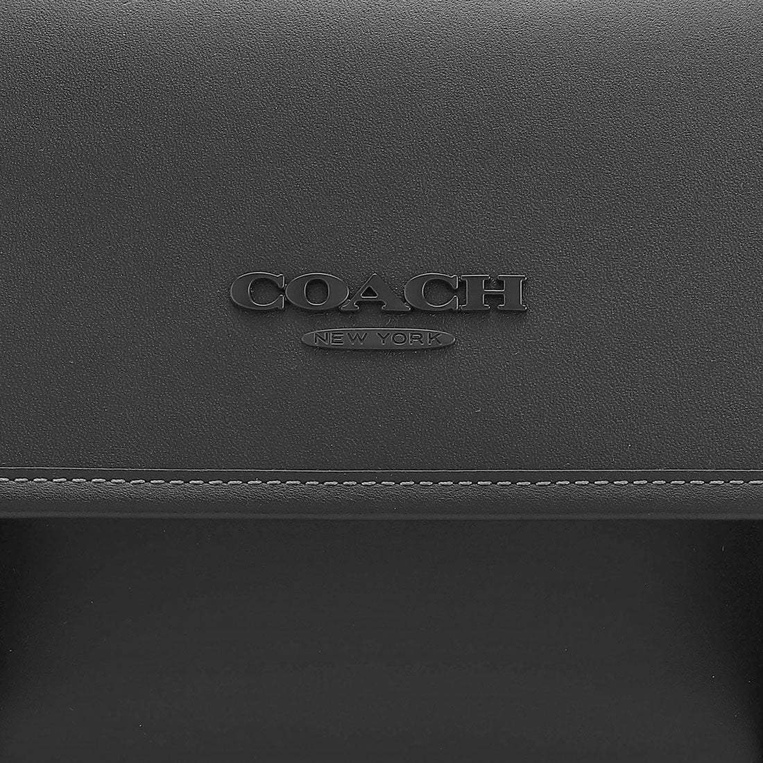 コーチ COACH ショルダーバッグ スムース カーフ レザー メッセンジャー バッグ CU110 QBBK BLACK (ブラック) ブラック