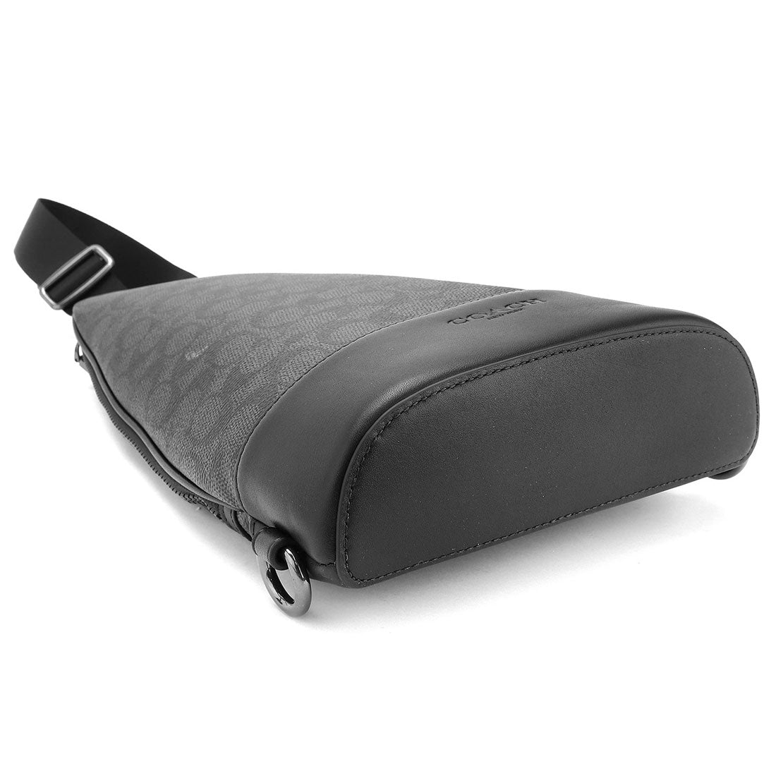 コーチ COACH ウエストバッグ・ボディバッグ シグネチャー キャンバス ドミニク スリング バッグ CY801 QBMI5 CHARCOAL/BLACK (チャコール/ブラック) チャコール/ブラック