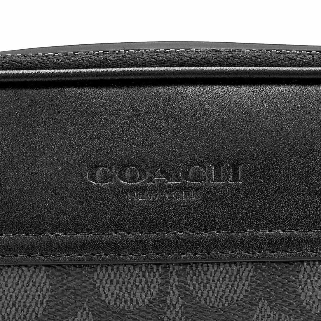 コーチ COACH ショルダーバッグ シグネチャー キャンバス グラハム クロスボディ バッグ CV921 QBMI5 CHARCOAL/BLACK (チャコール/ブラック) チャコール/ブラック