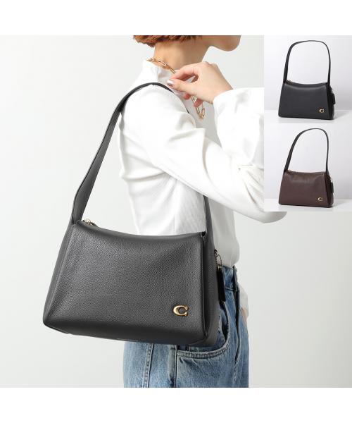 b*l様 COACH ボディバッグ ベージュ ブラック COACH COACH COACH Handbag Lola Small Pebble Leather Laura CCC45