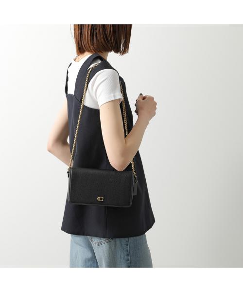 コーチ COACH COACH ショルダーバッグ LEATH MILA CB BAG CAO01 （B4/BLACK-ブラック） B4/BLACK-ブラック