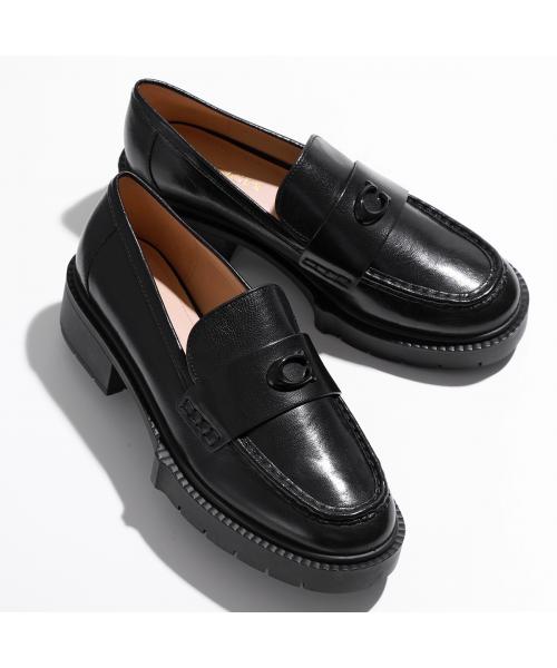 コーチ COACH COACH ローファー LEAH リア CB990 ラグソール (BLACK/ブラック) BLACK/ブラック