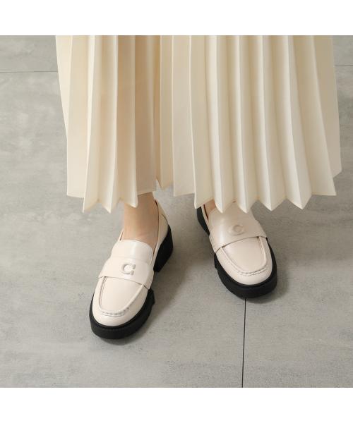 コーチ COACH COACH ローファー LEAH リア CB990 ラグソール (BLACK/ブラック) BLACK/ブラック