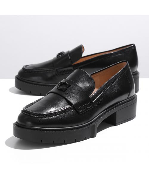 コーチ COACH COACH ローファー LEAH リア CB990 ラグソール (BLACK/ブラック) BLACK/ブラック