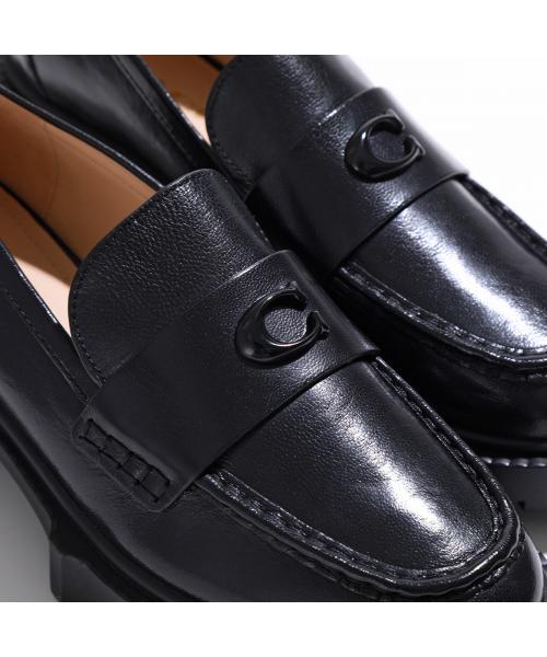 コーチ COACH COACH ローファー LEAH リア CB990 ラグソール (BLACK/ブラック) BLACK/ブラック