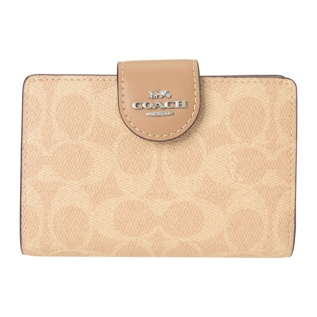 COACH COACH 2-fold wallet Signature Canvas Medium Corner Zip CW786 SVP