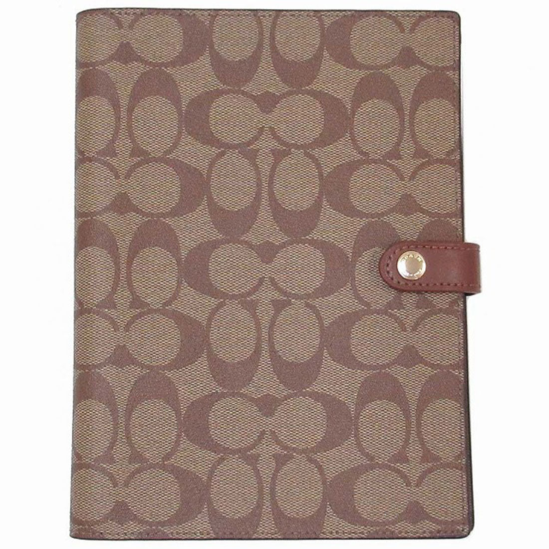 COACH COACH Outlet Signature Canvas Notebook Cover Set Khaki 222 KHA n