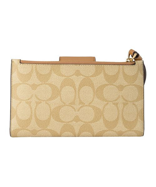 コーチ COACH COACH コーチ アウトレット 長財布 C2874 IMNLJ (ライトカーキ/ライトサドル) ライトカーキ/ライトサドル