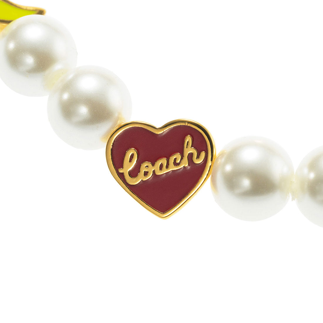 コーチ COACH ブレスレット ハート アンド ムーン PEARL BRACELET CY057 GDMC MULTI