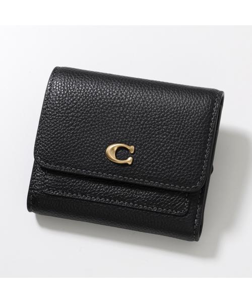 コーチ COACH COACH 二つ折り財布 ミラ CAO13 メタルロゴ (B4/BLACK/ブラック) B4/BLACK/ブラック