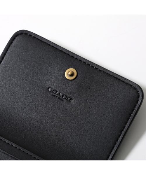 コーチ COACH COACH 二つ折り財布 ミラ CAO13 メタルロゴ (B4/BLACK/ブラック) B4/BLACK/ブラック