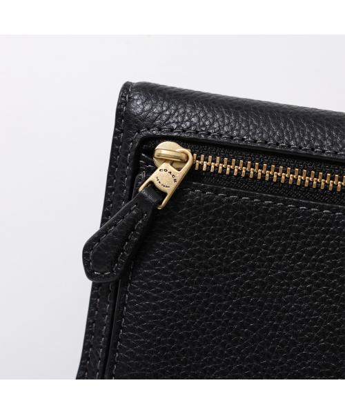 コーチ COACH COACH 二つ折り財布 ミラ CAO13 メタルロゴ (B4/BLACK/ブラック) B4/BLACK/ブラック