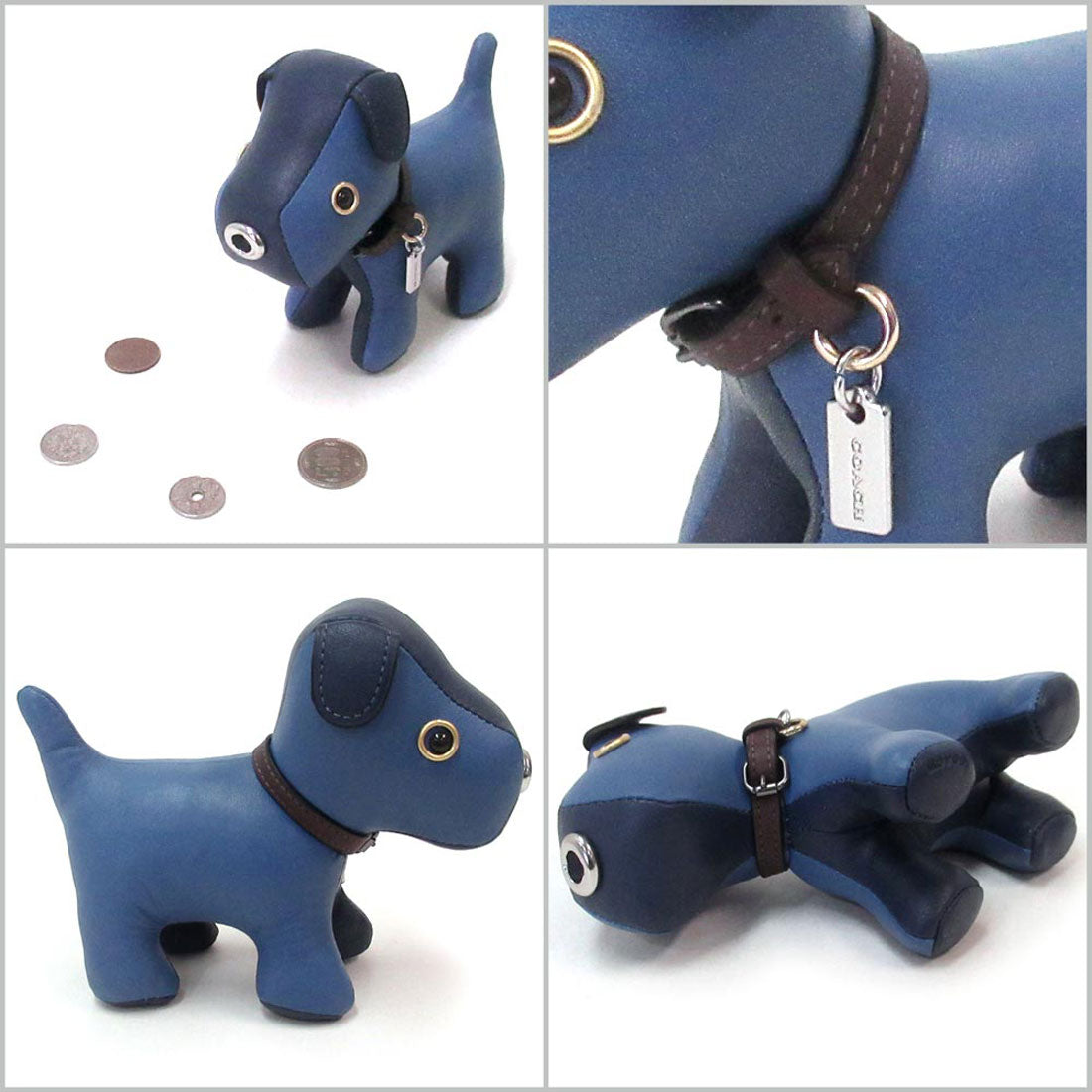 COACH COACH COACH Outlet Leather Dog Doll Dog Paperweight Dog CQ063 QBBLM