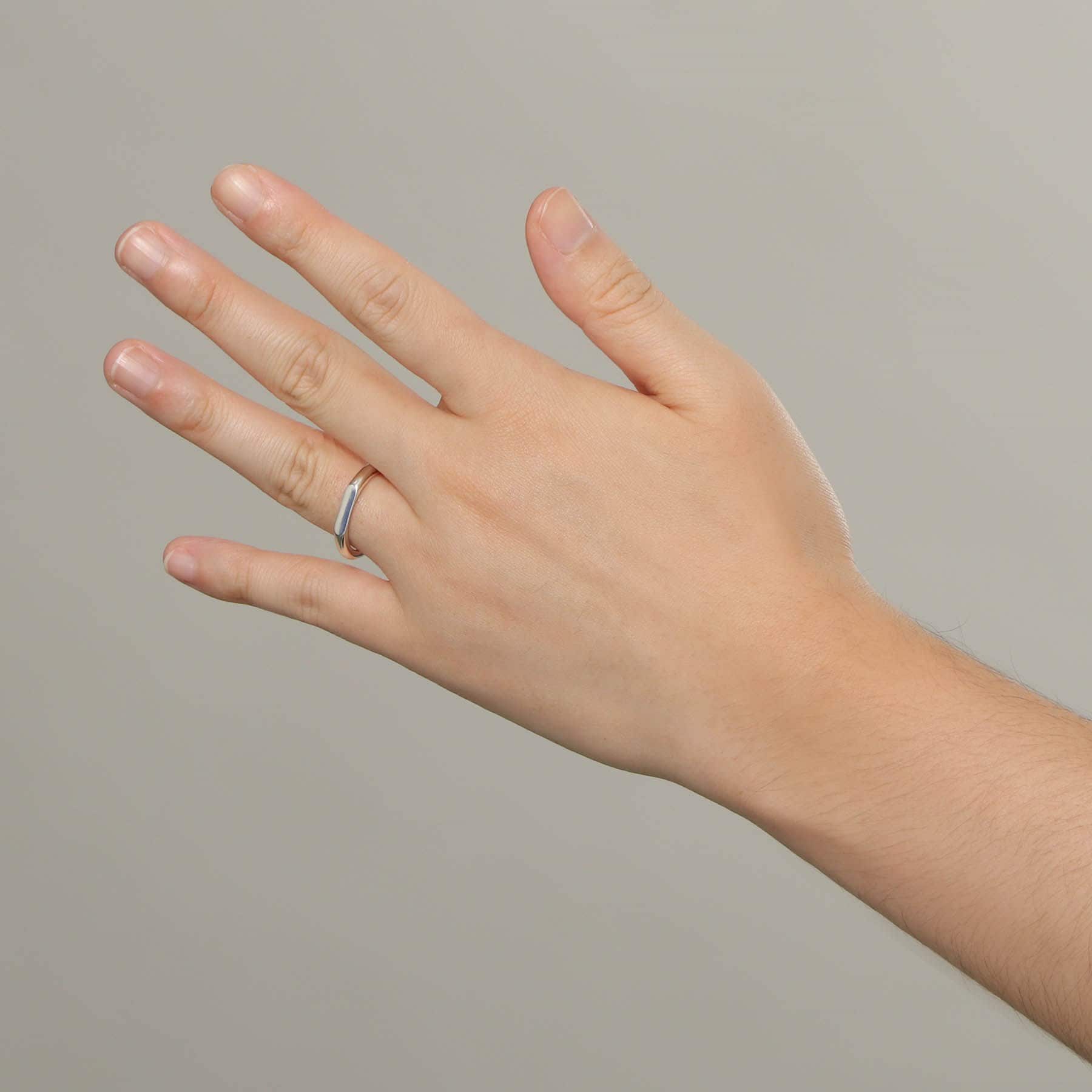 ココシュニック COCOSHNIK シルバー オーバルカットオフ リング(14.16.18号) シルバー(600)