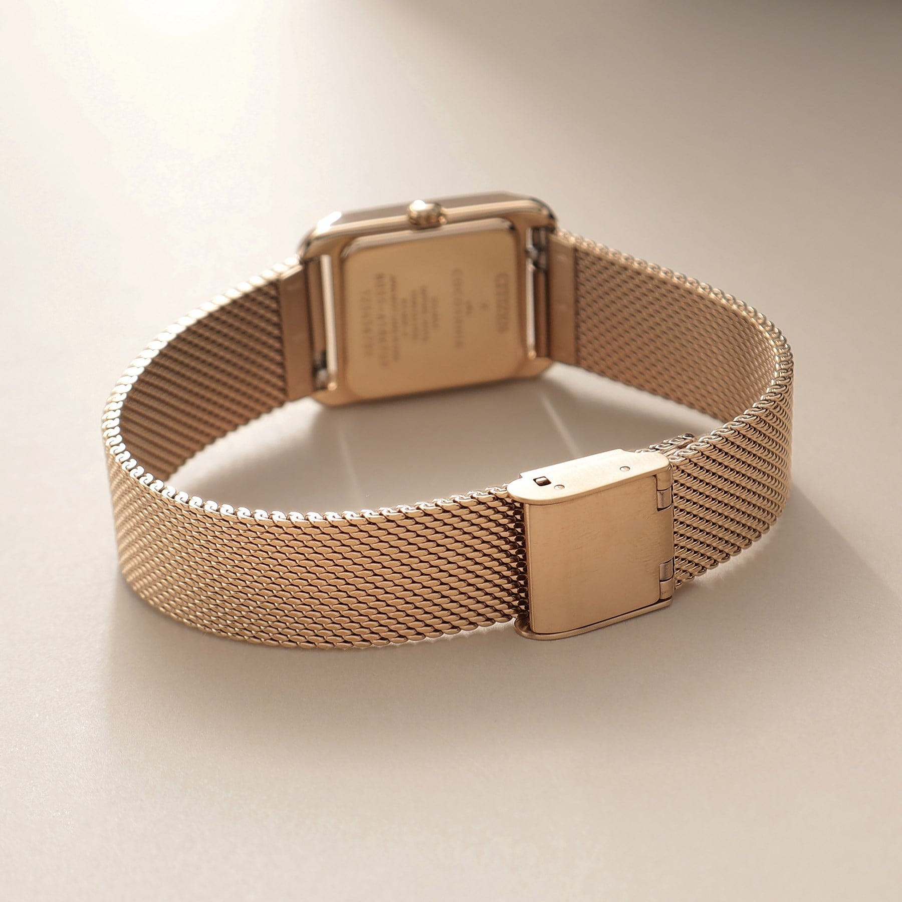 ココシュニック COCOSHNIK RG シチズンL別注モデル スクエア チェンジャブルウォッチ(ブラック) (ローズゴールド(100)) ローズゴールド(100)