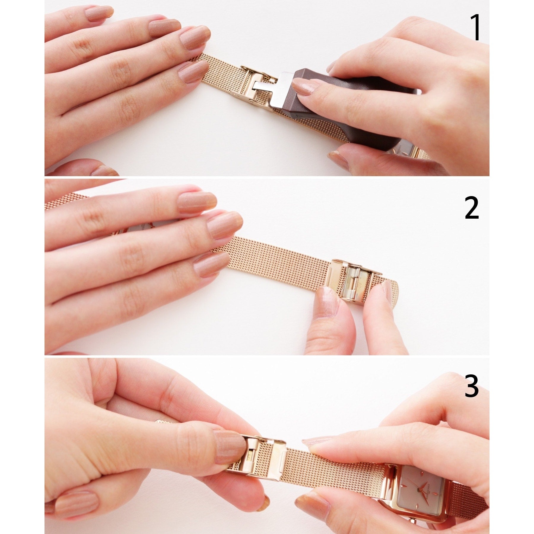 ココシュニック COCOSHNIK RG シチズンL別注モデル スクエア チェンジャブルウォッチ(ブラック) (ローズゴールド(100)) ローズゴールド(100)