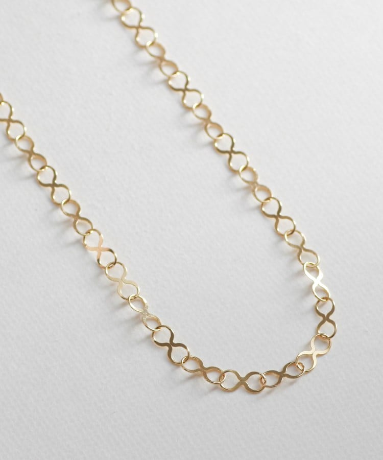 ココシュニック COCOSHNIK K10Xチェーン チョーカー大 (イエローゴールド(100)) イエローゴールド(100)