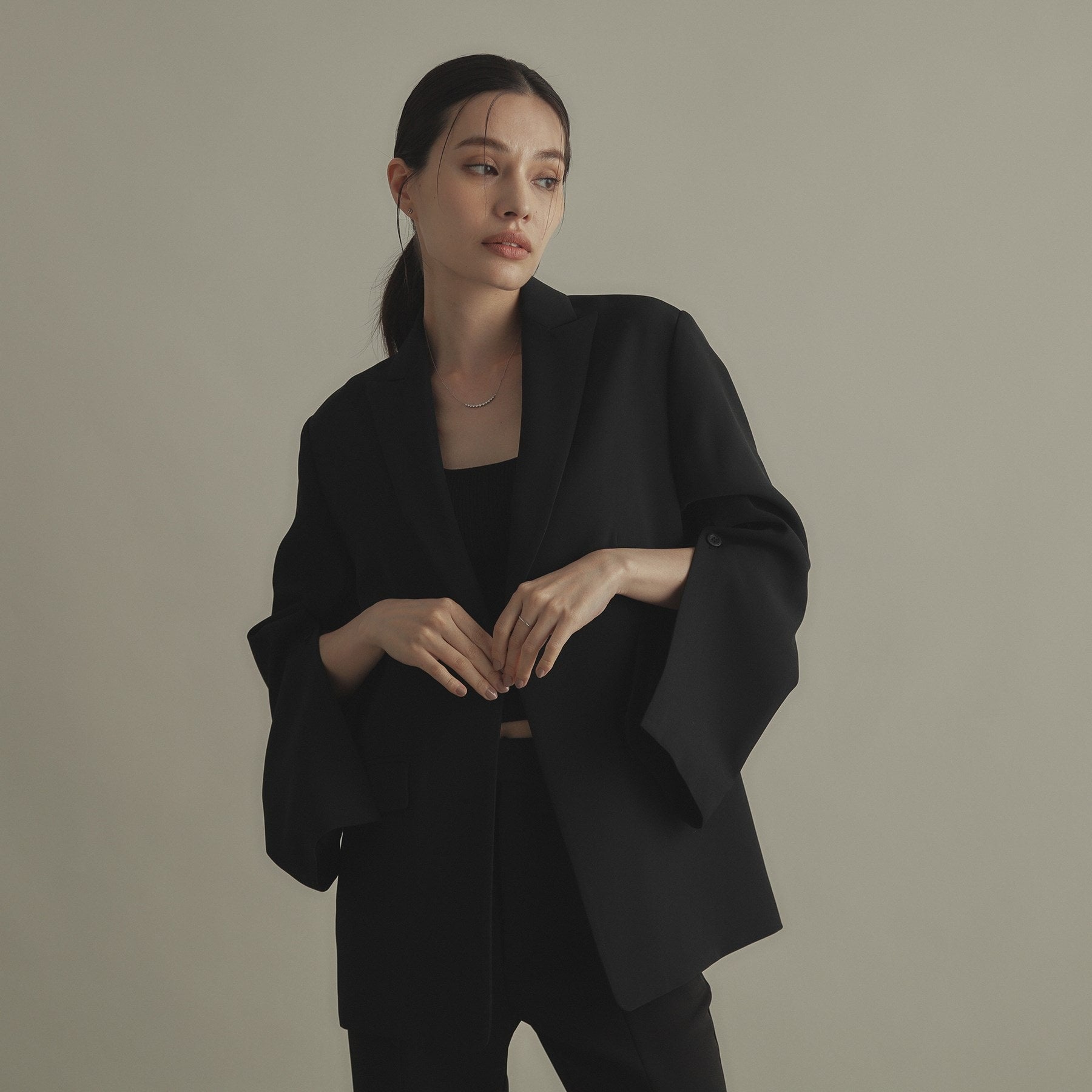 ココシュニック COCOSHNIK プラチナ ダイヤモンド グラデーション11石 ネックレス (プラチナ(904)) プラチナ(904)