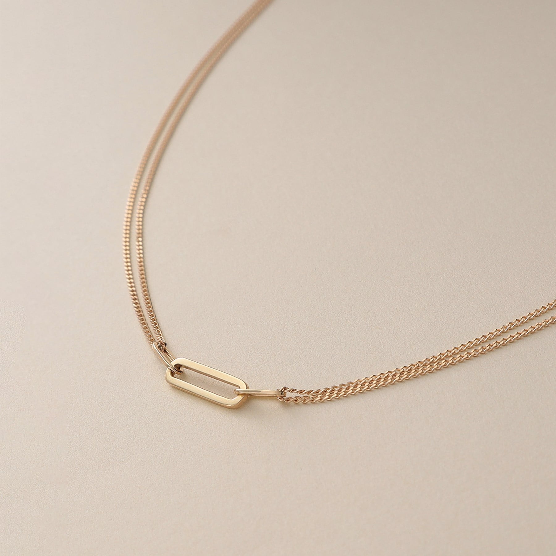 ココシュニック COCOSHNIK K10中空プリムキヘイループ ネックレス (イエローゴールド(100)) イエローゴールド(100)