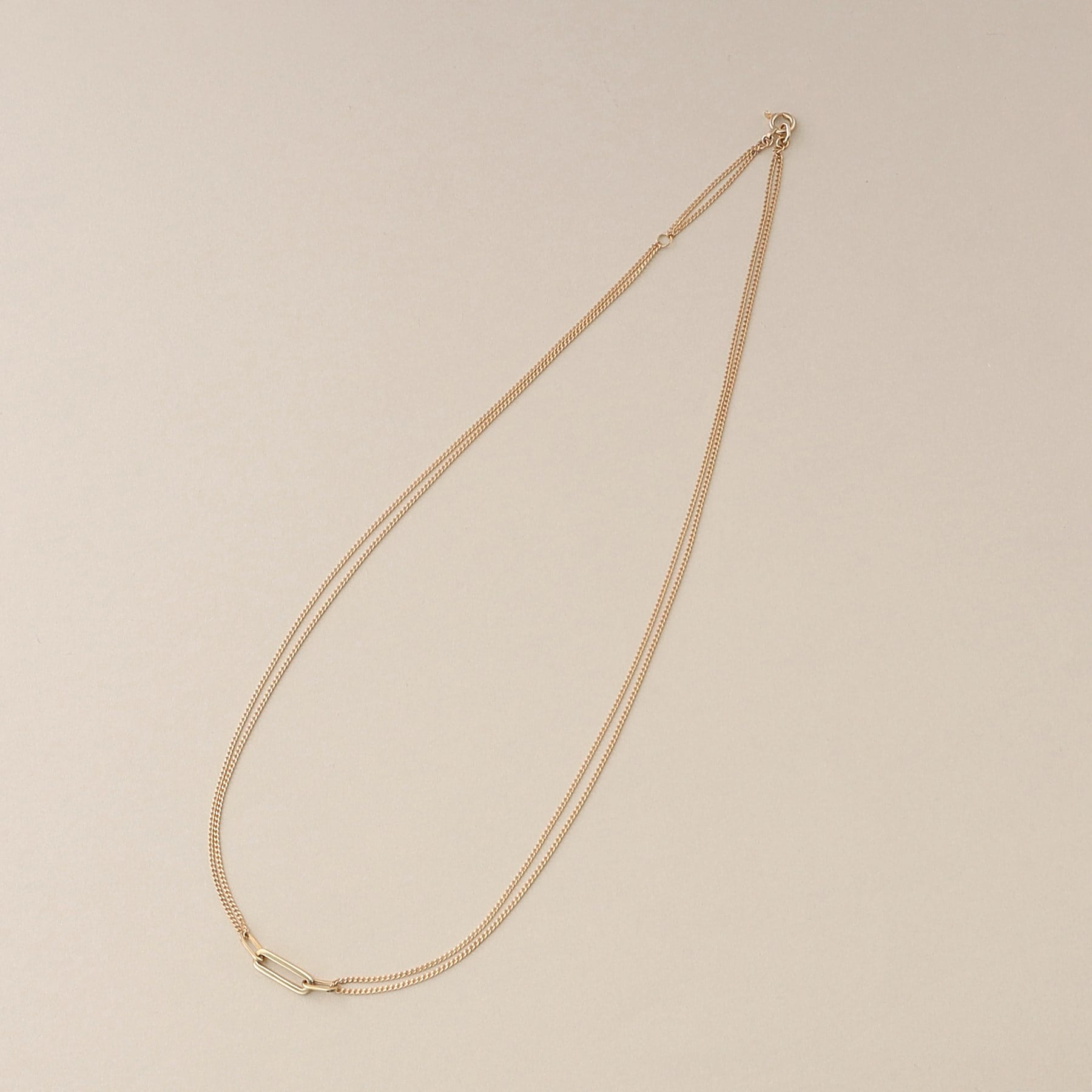 ココシュニック COCOSHNIK K10中空プリムキヘイループ ネックレス (イエローゴールド(100)) イエローゴールド(100)