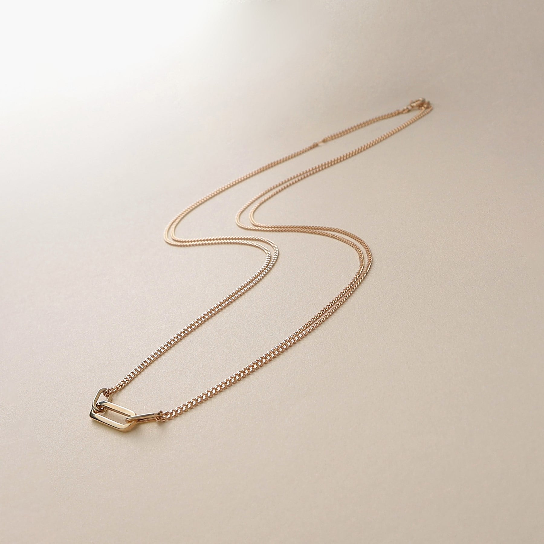 ココシュニック COCOSHNIK K10中空プリムキヘイループ ネックレス (イエローゴールド(100)) イエローゴールド(100)