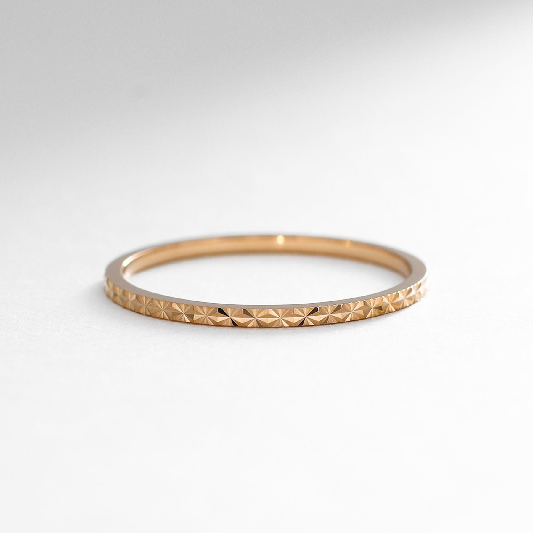 ココシュニック COCOSHNIK カットワーク極光リング(#16) (イエローゴールド) イエローゴールド(100)