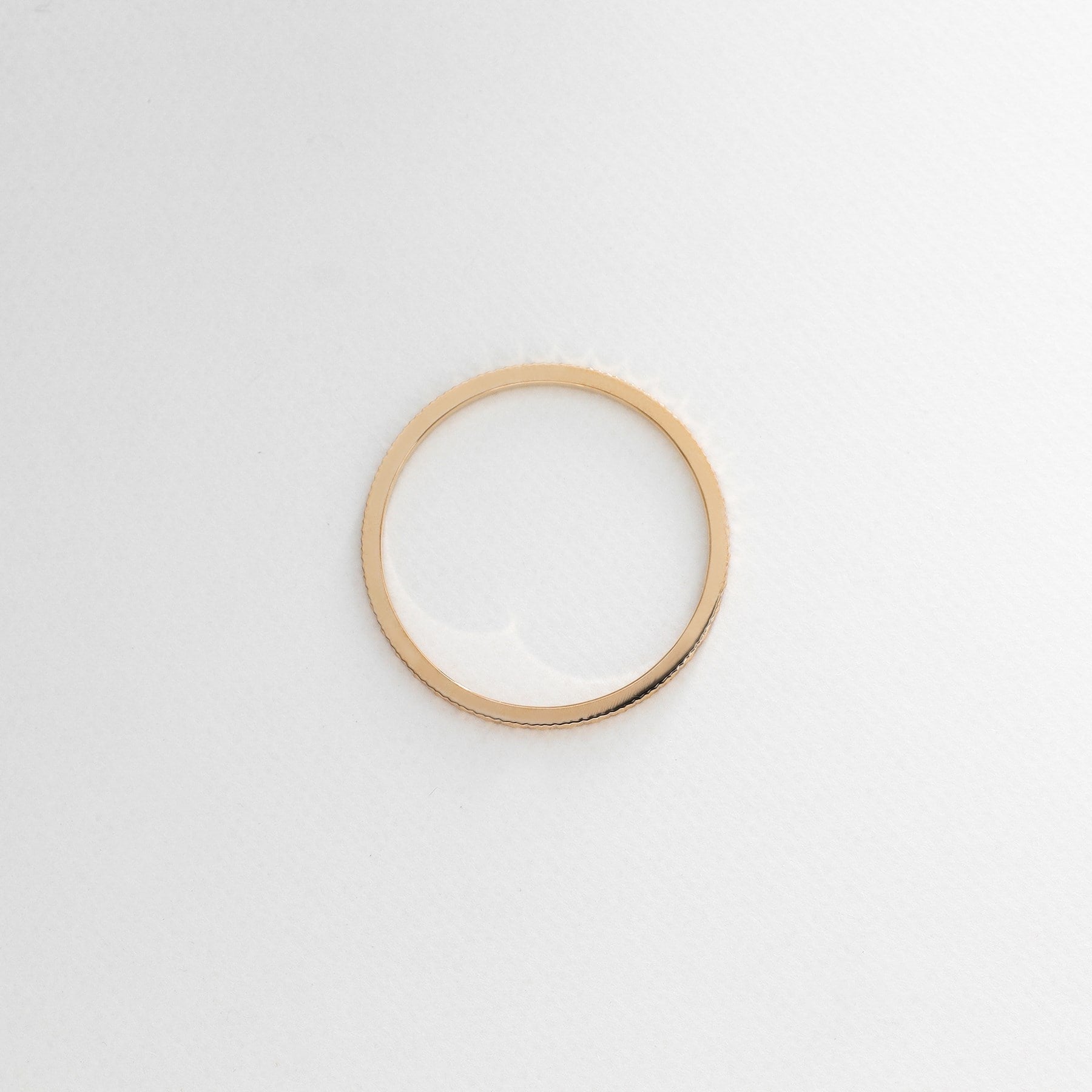 ココシュニック COCOSHNIK カットワーク極光リング(#16) (イエローゴールド) イエローゴールド(100)