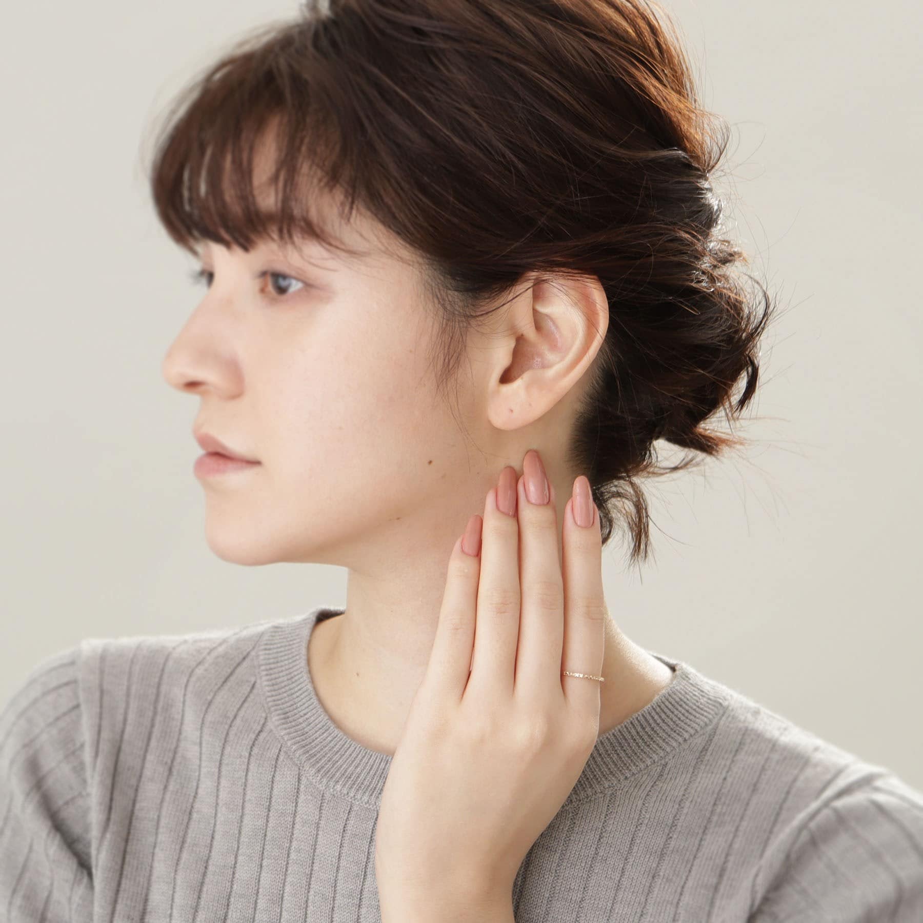 ココシュニック COCOSHNIK カットワーク極光リング(#16) (イエローゴールド) イエローゴールド(100)