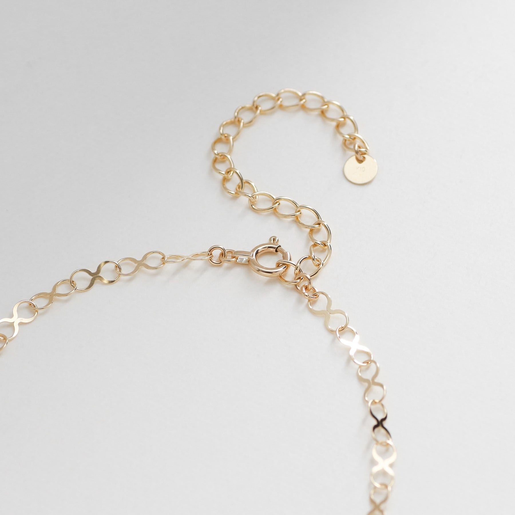 ココシュニック COCOSHNIK K10Xチェーン チョーカー大 イエローゴールド(100)