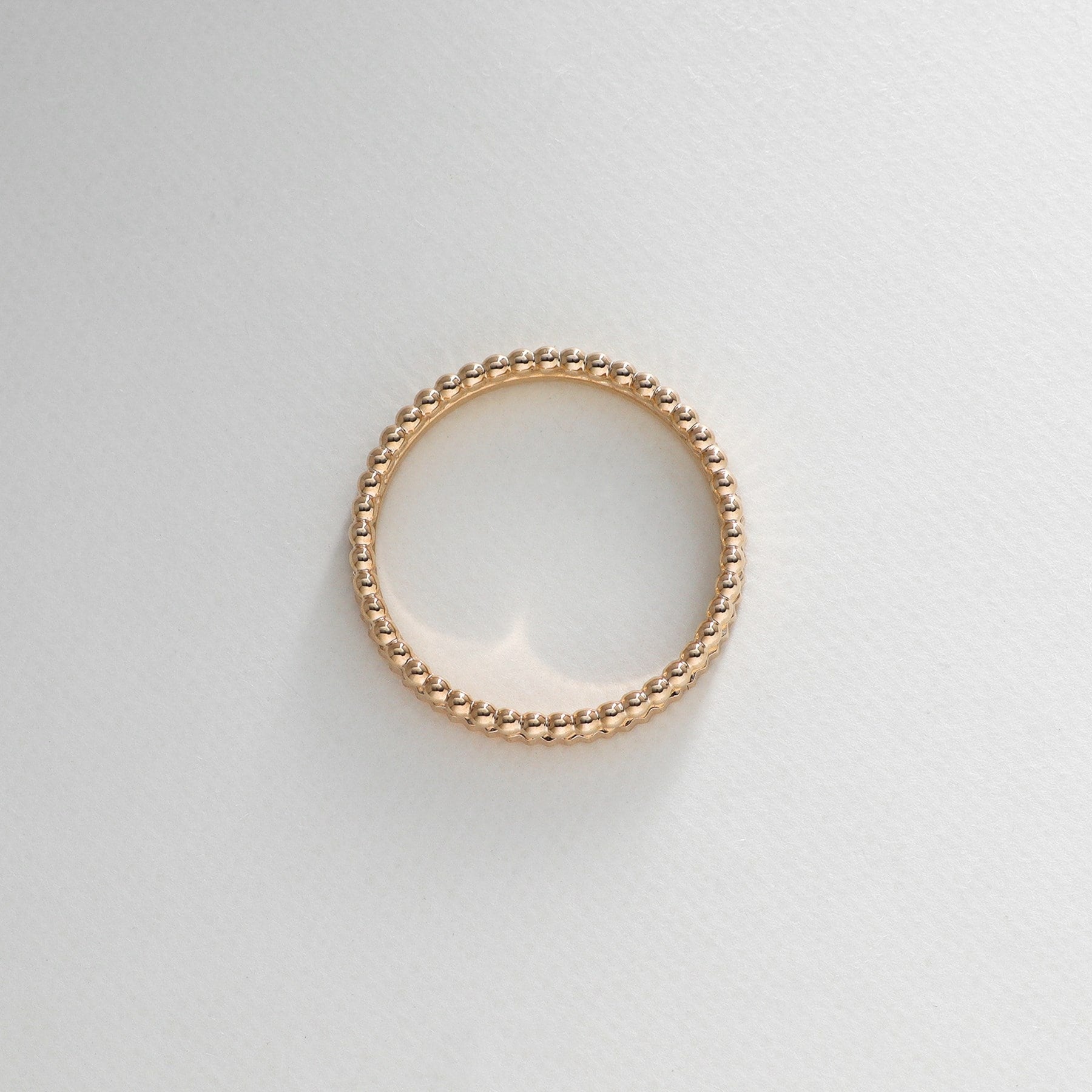 ココシュニック COCOSHNIK K10ミル縦溝リング イエローゴールド(100)