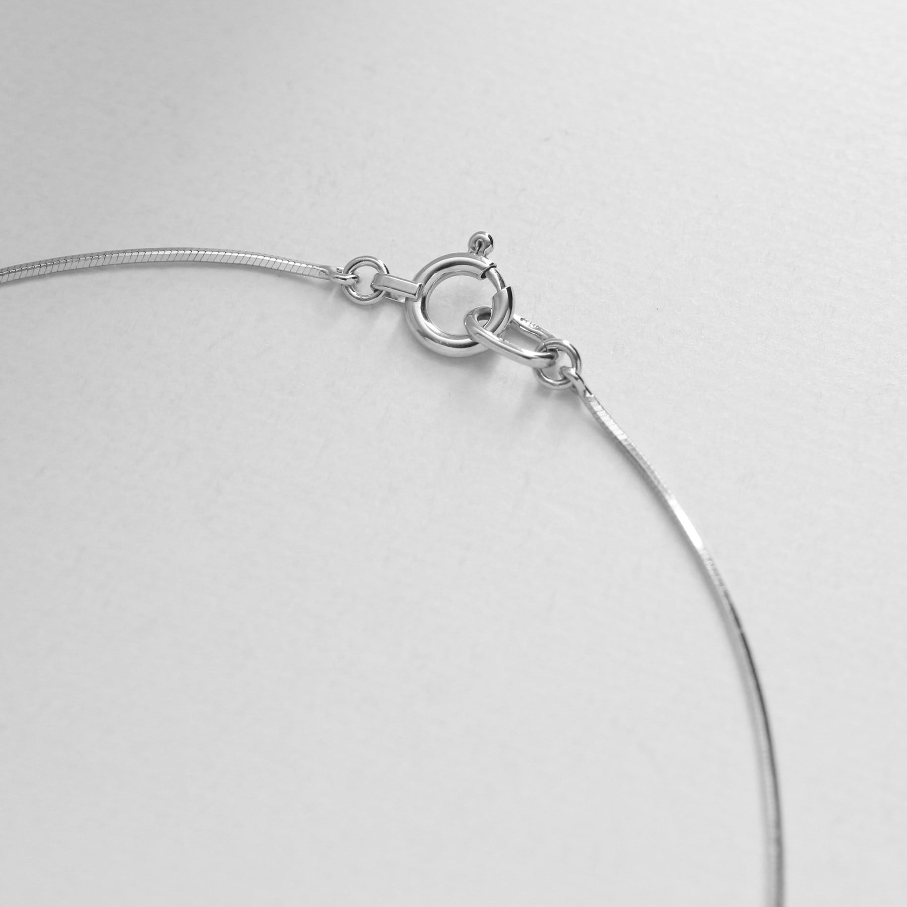 ココシュニック COCOSHNIK コンパクトチェーン ネックレス(WG) (ホワイトゴールド) ホワイトゴールド(200)