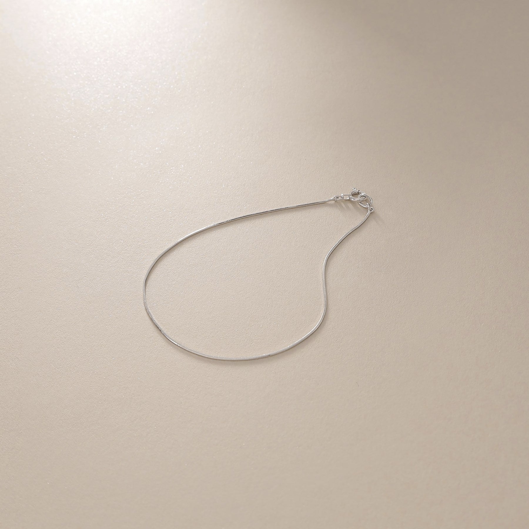 ココシュニック COCOSHNIK コンパクトチェーン ブレスレット(WG) (ホワイトゴールド) ホワイトゴールド(200)